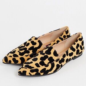 Leopard print loafers by London Rebel